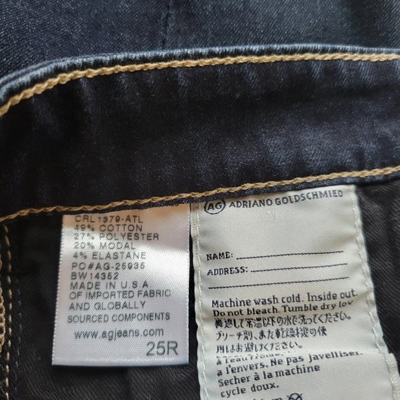 AG Farrah Contour 360 High Rise Skinny Jean, Dark Wash MINT - Picture 12 of 13